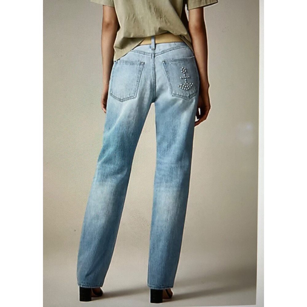 J. Crew Women's Size 33 Light Wash Anchor Pocket 1984 Slouchy Denim Jeans CC638